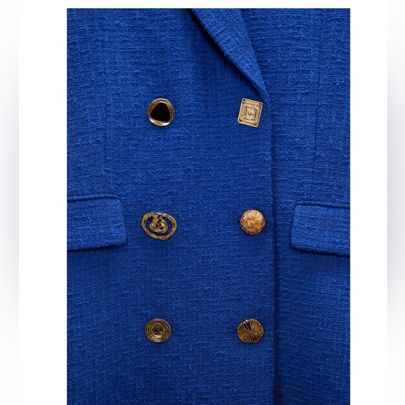 ZARA TEXTURED BLAZER - Picture 15 of 16